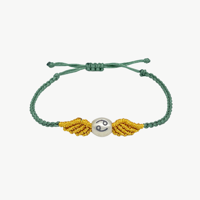 Angel Wing Bracelets with Constellation Beads