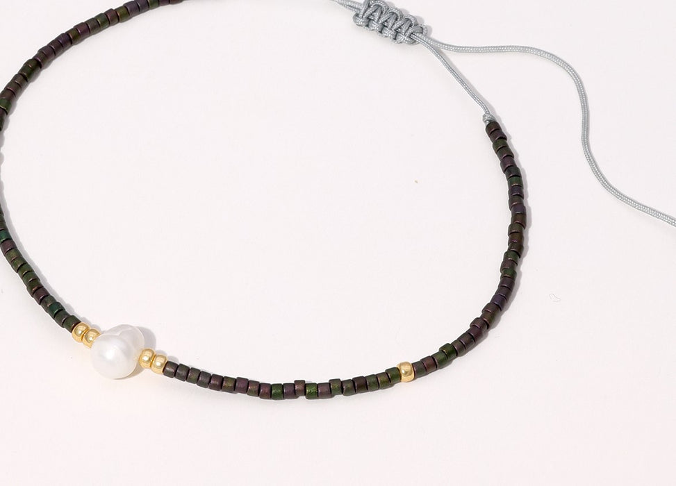 Metallic Colour Beads Bracelets