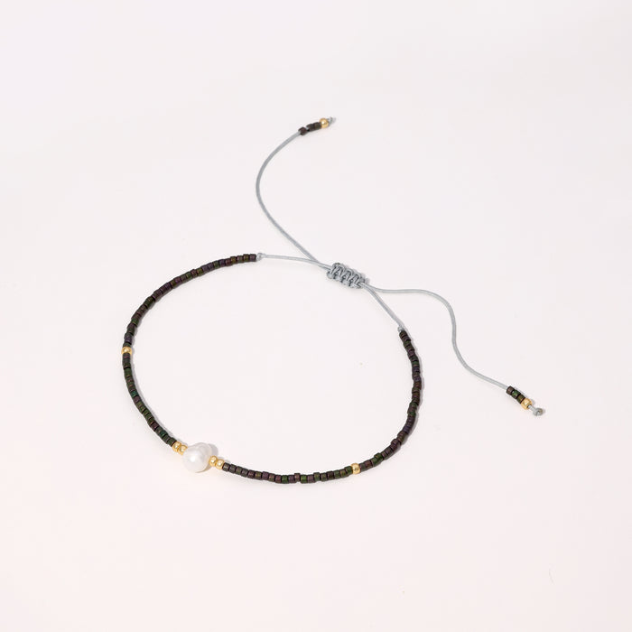 Metallic Colour Beads Bracelets