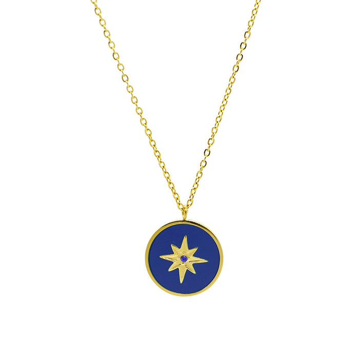 Star Motif Pendant Necklace